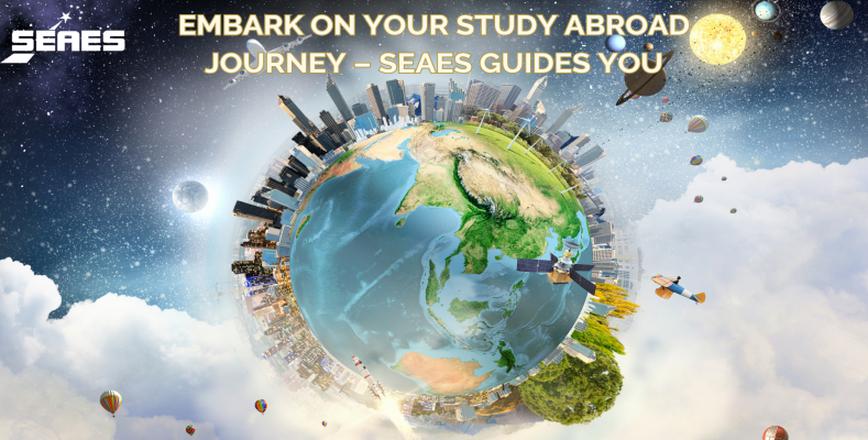 Study Abroad - SEAES Guides You | Globe with civilization